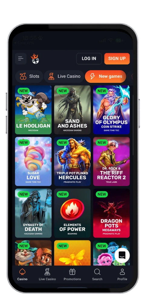 SlotLords Casino  sign in